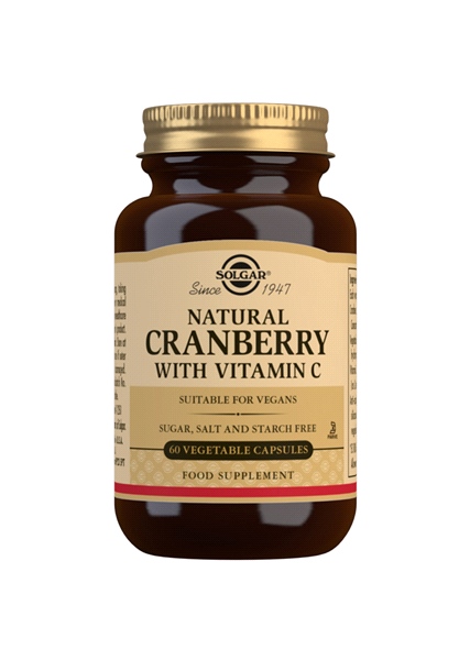 Solgar - Natural Cranberry with Vitamin C (60 Veg Caps)